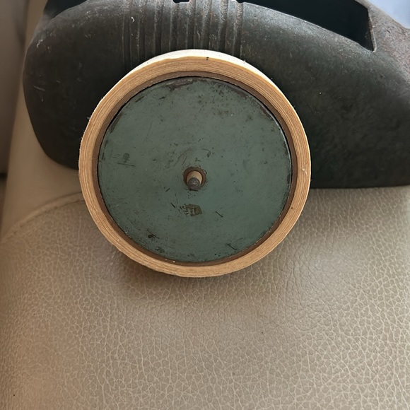 Vintage Scotch Tape Dispenser Whale Tail Heavy Cast Iron Retro Art Deco Green - Picture 6 of 9